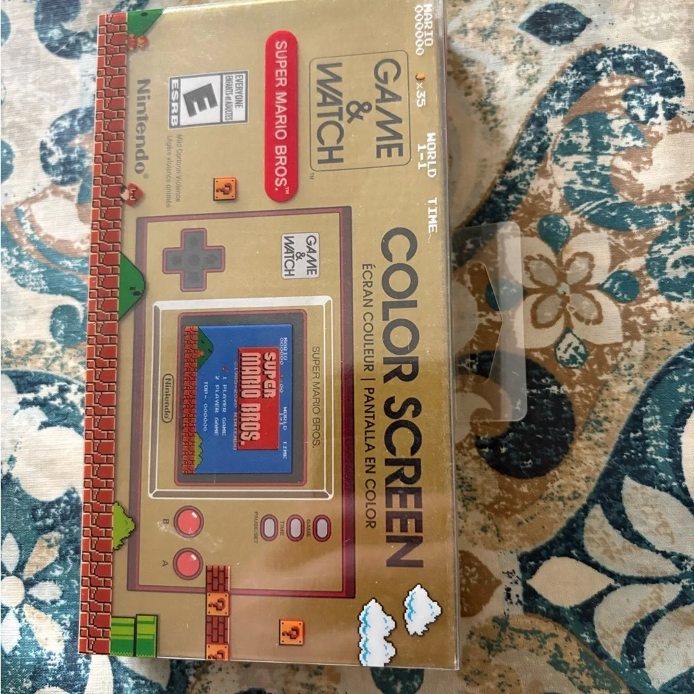 Nintendo Game & Watch Handheld Console - Gold and Red